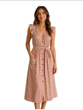 Sienna Sky Summer / Spring Midi Dress